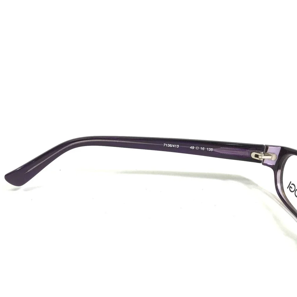 OGI Eyeglasses Frames 7136/413 EVOLUTION Purple Brown Tortoise 49-16-135